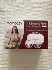 Momcozy M5 Double Hands-Free Breast Pump Set NEW - OPENED ONCE + UNUSED