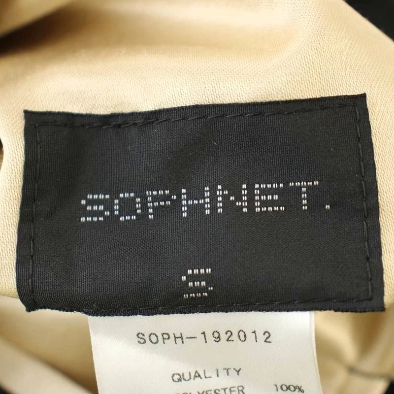 SOPHNET. Souvenir Faux Suede Bomber Jacket Brown Men’s SOPH-192012 - Image 3 of 4
