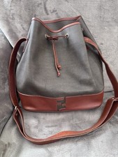 Borsa a secchiello Fendi Mon Trésor borsa in pelle di tela