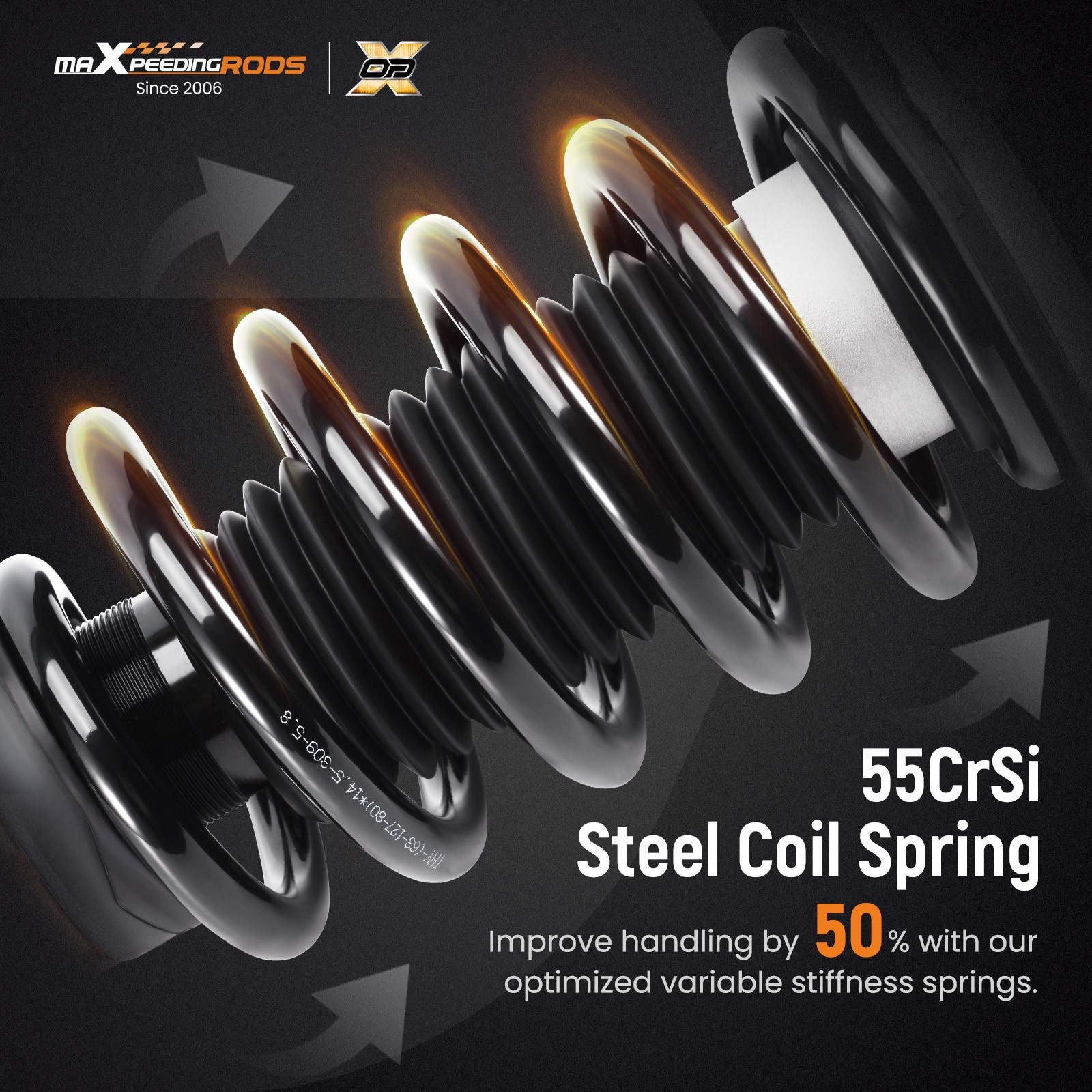 MaXpeedingrods Coilovers Struts Assembly For Tesla Model Y AWD 2020-2024