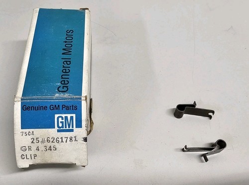 2X Genuine GM 6261781 NOS Speedometer Drive Gear Clip Corvette Camaro ...