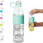 Copco Hydra ReusableWater Bottle Twist Open Infuse Fruit Ice Cube Entry 20 oz