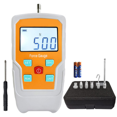 Digital Electronic Pull Gauge Tester 110LB/500N Force Gauge Push-Pull Meter Tens