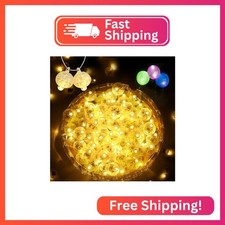 200PCs Mini Led Lights with Hooks, Long Standby Time Balloons Light for Party De