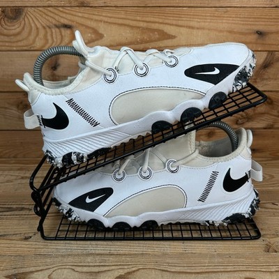 Nike Turnschuhe Damengröße UK 5 Future Field weiß schwarz Baseball Rasen Schuhe GS