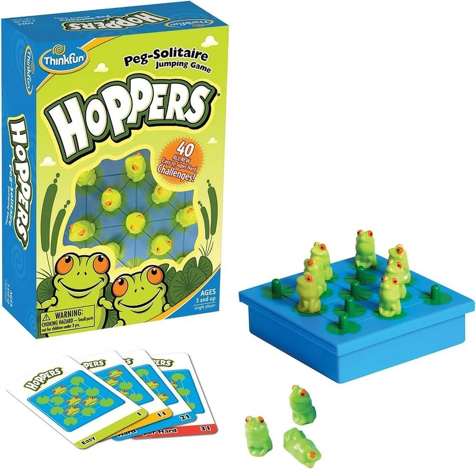Thinkfun Hoppers Logic Game - With 40 Challenges - Image 2 of 3