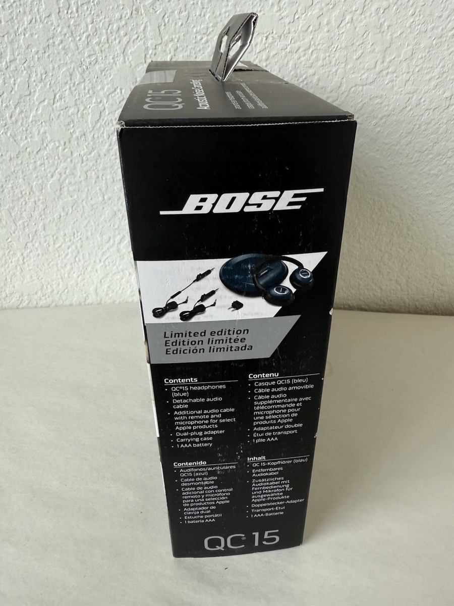 Bose QC15 Headphones - Blue Limited Edition-Brand New SEALED Box