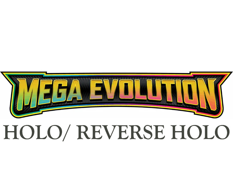 Pokémon TCG Mega Evolution Base set HOLO/ REVERSE HOLO Pick your cards