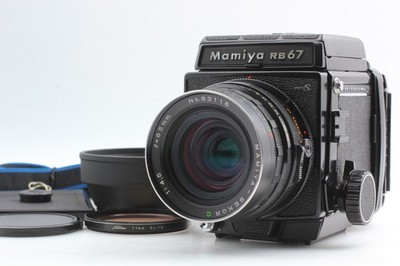 [N NEUWERTIG mit Haube] Mamiya RB67 Pro S Kamera + C 65mm f4.5 Objektiv 120 R...