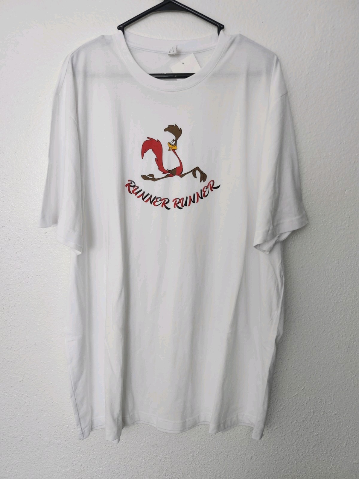 Poker Road RUNNER RUNNER short sleeve white Tee shirt professional Mens 4XL $40