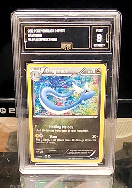 POKEMON DRAGONAIR DRAGON VAULT B&W #4 HOLO PSA 9 GEM MINT