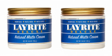 Layrite Natural Matte Cream, 10.5 Ounce - 2 Pack