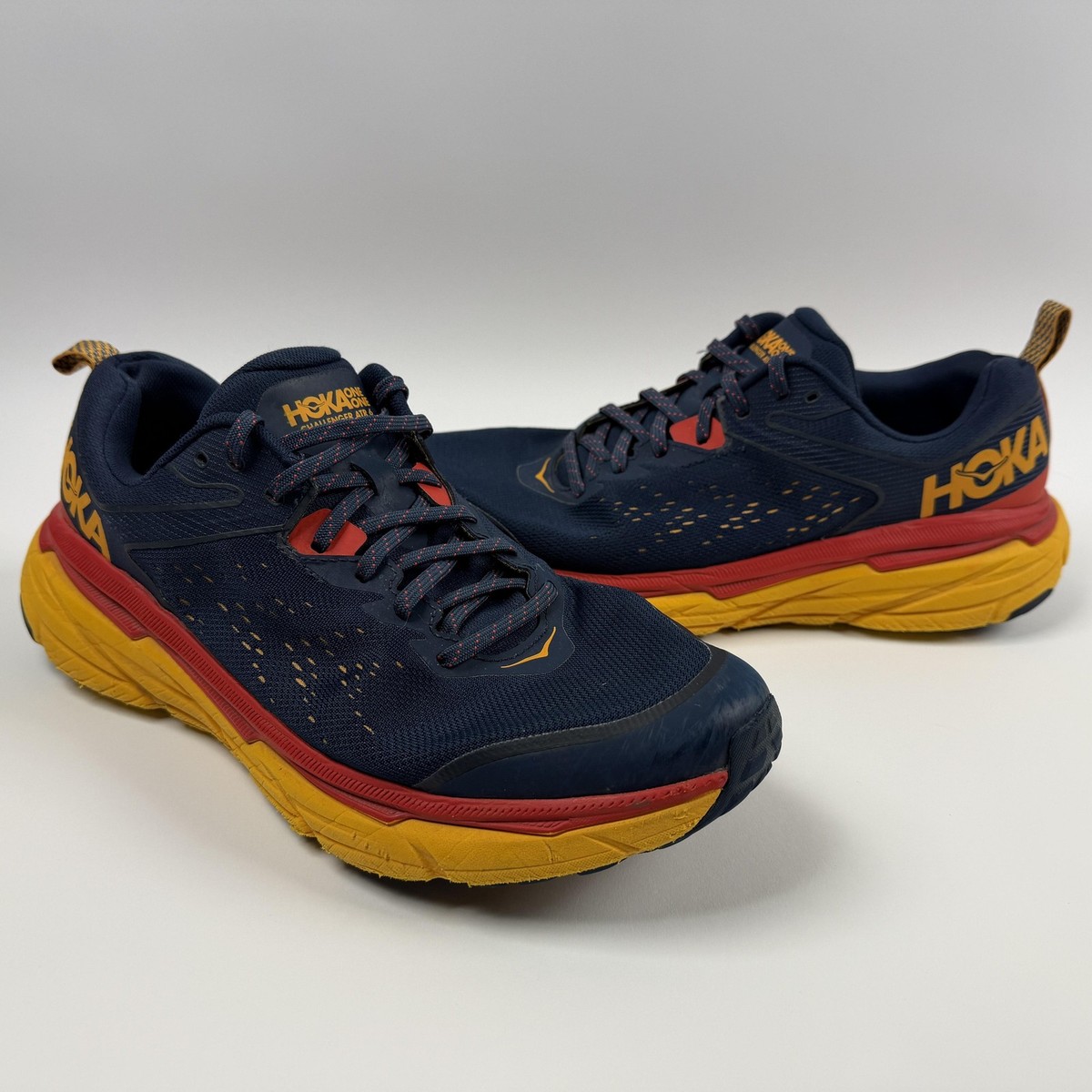 Hoka One One Challenger ATR 6 Shoes Mens Size 11 Blue Trail 