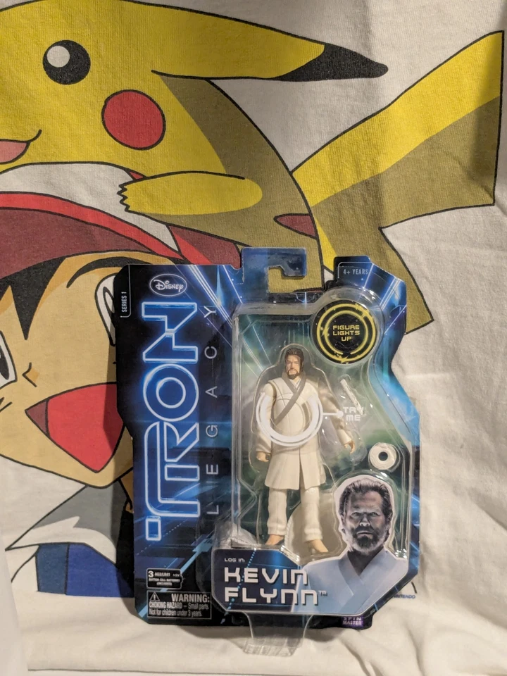 Figura Disney TRON Legacy Kevin Flynn 3.75" Serie 1 Spin Master 2010 Nueva Foto 2 de 4