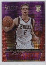2013-14 Panini Select Red Hot Purple Prizm 62/99 Nate Wolters #14 0f7h