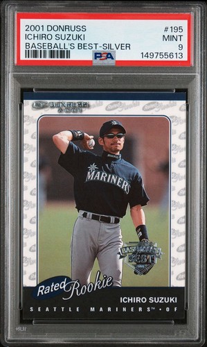 Ichiro Suzuki [Baseball's Best Silver] #195 2001 Donruss card