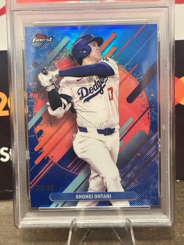2025 Topps Finest /99  * Blue Rare * Shohei Ohtani PSA Dodgers Color Match