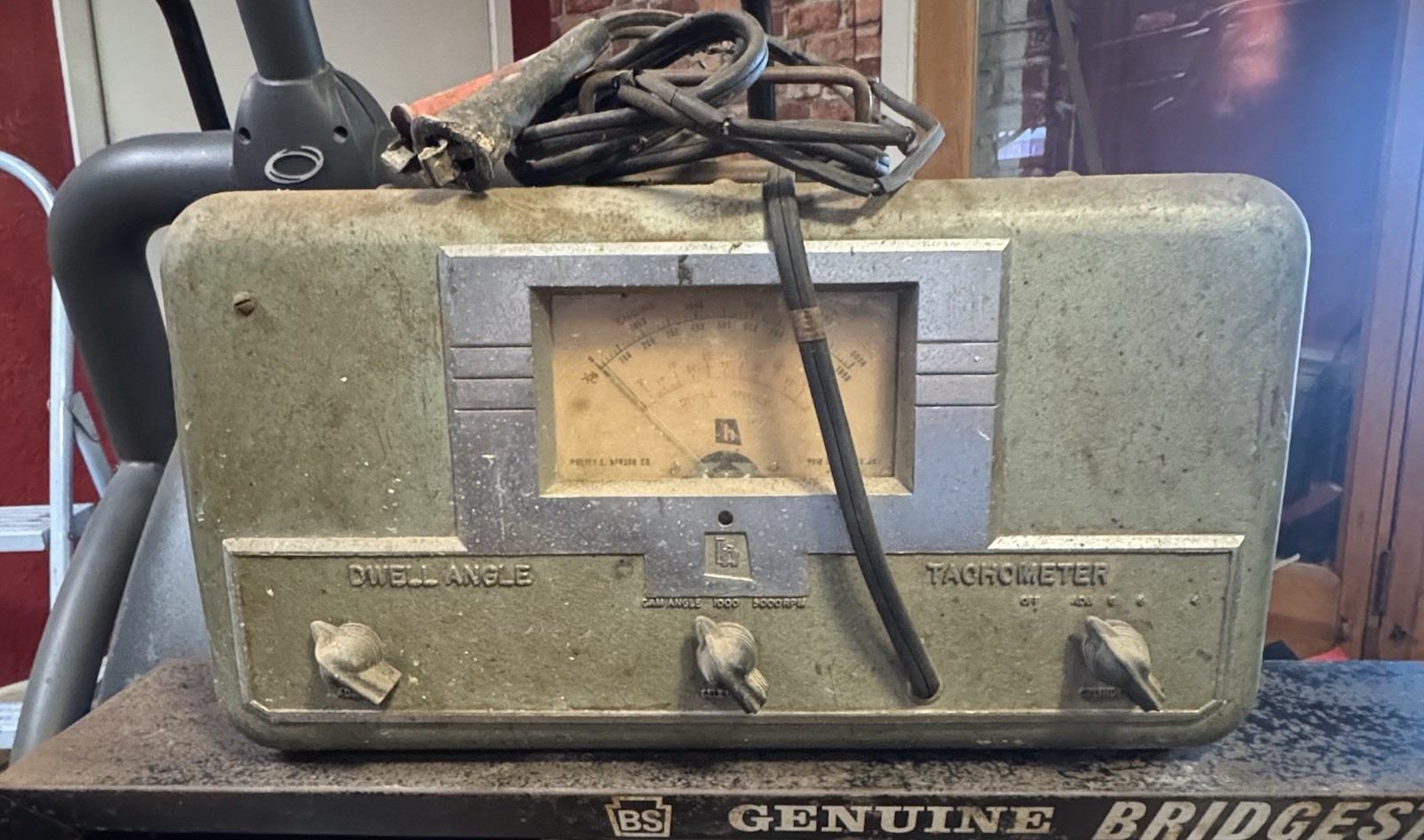 Vintage Sun Dwell Tachometer Engine RPM Dwell Tester