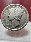 1918 S Mercury Dime 90% Silver VG/F 10c San Francisco Mint .900 Fine — photo 1