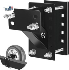 Spare Tire Carrier,Spare Tire Mount Boat Trailer Carrier Bracket,Heavy Duty Lock