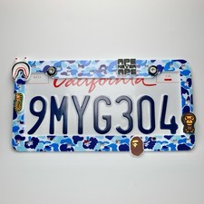 Bape A Bathing Ape Camo License Plate Frame