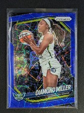 2025 WNBA Prizm Diamond Miller Blue Velocity Prizm Card #27 Dallas Wings