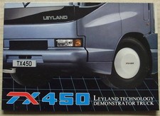 LEYLAND TX450 Technology Demonstrator Experimental Truck Sales Brochure 1980