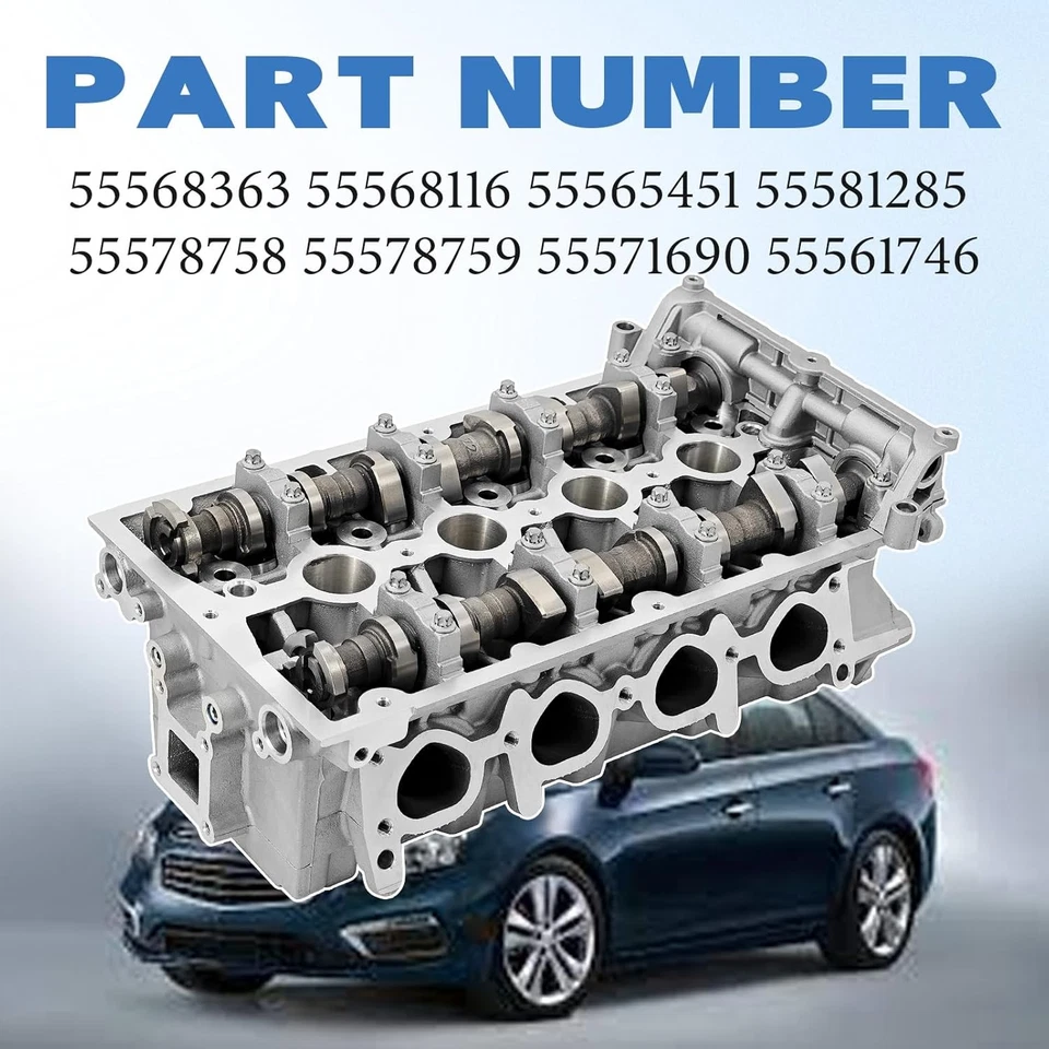 New Cylinder Head Assembly For 2011-2018 Chevy Cruze Sonic 1.8L L4 DOHC - Image 2 of 4