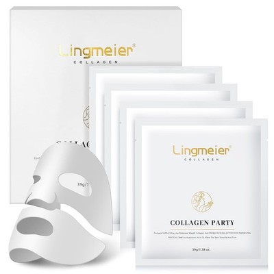 Collagen Face Mask, Hydrolyzed Marine Collagen 80,000ppm