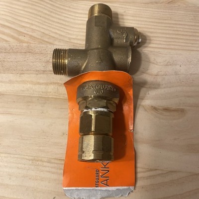 CASH ACME  Brass Heatguard 020, CSA125 3, Tank Booster Water heater Valve - New