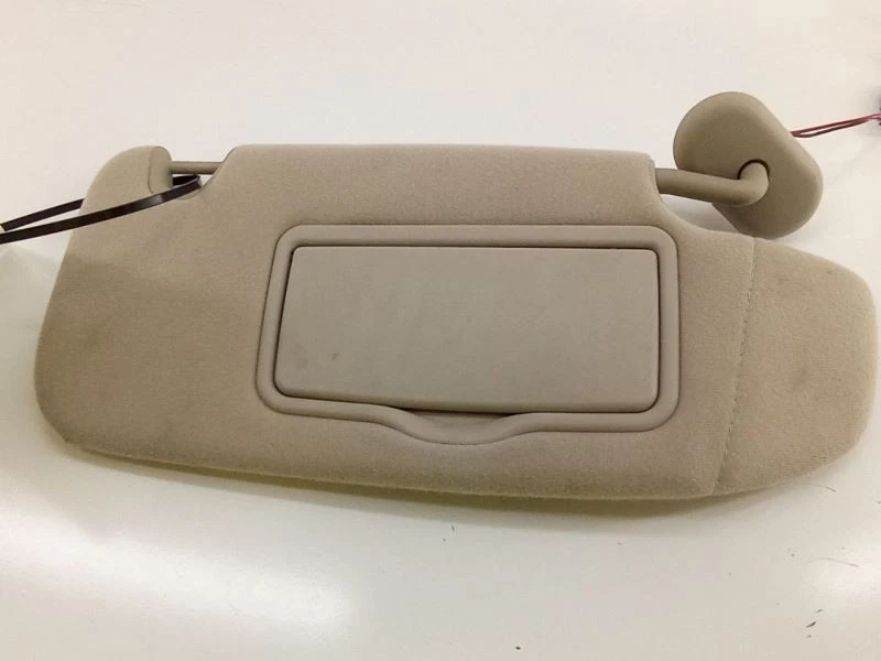 2006 FORD FUSION PASSENGER SUN VISOR SUN SHADE TAN CLOTH OEM USED TESTED - Image 4 of 4