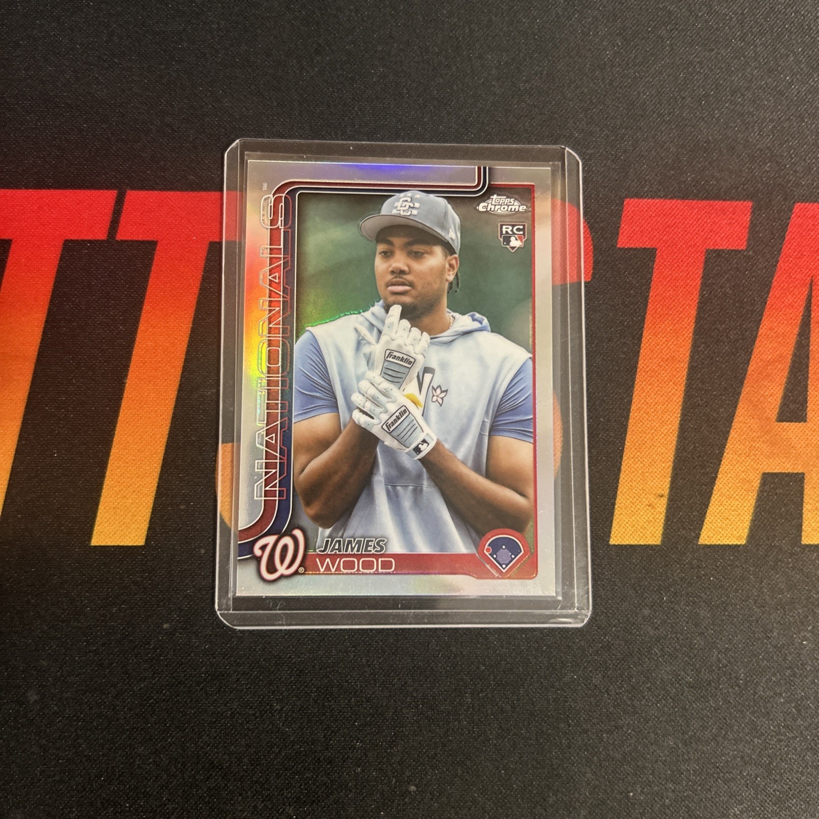 2025 James Wood Topps Chrome Update Image Variation RC SSP #USC95 Nationals