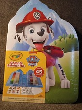 Crayola Paw Patrol Color Sticker Kit Over 45 Pieces MPN H4524