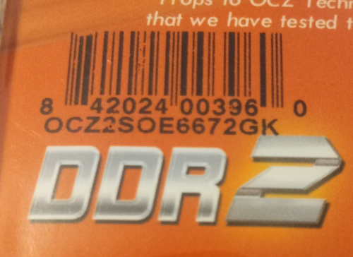 NEW! 2GB Total (2x 1GB) OCZ Dual Channel Special Ops Edition Desktop DDR2 Memory - Picture 4 of 5