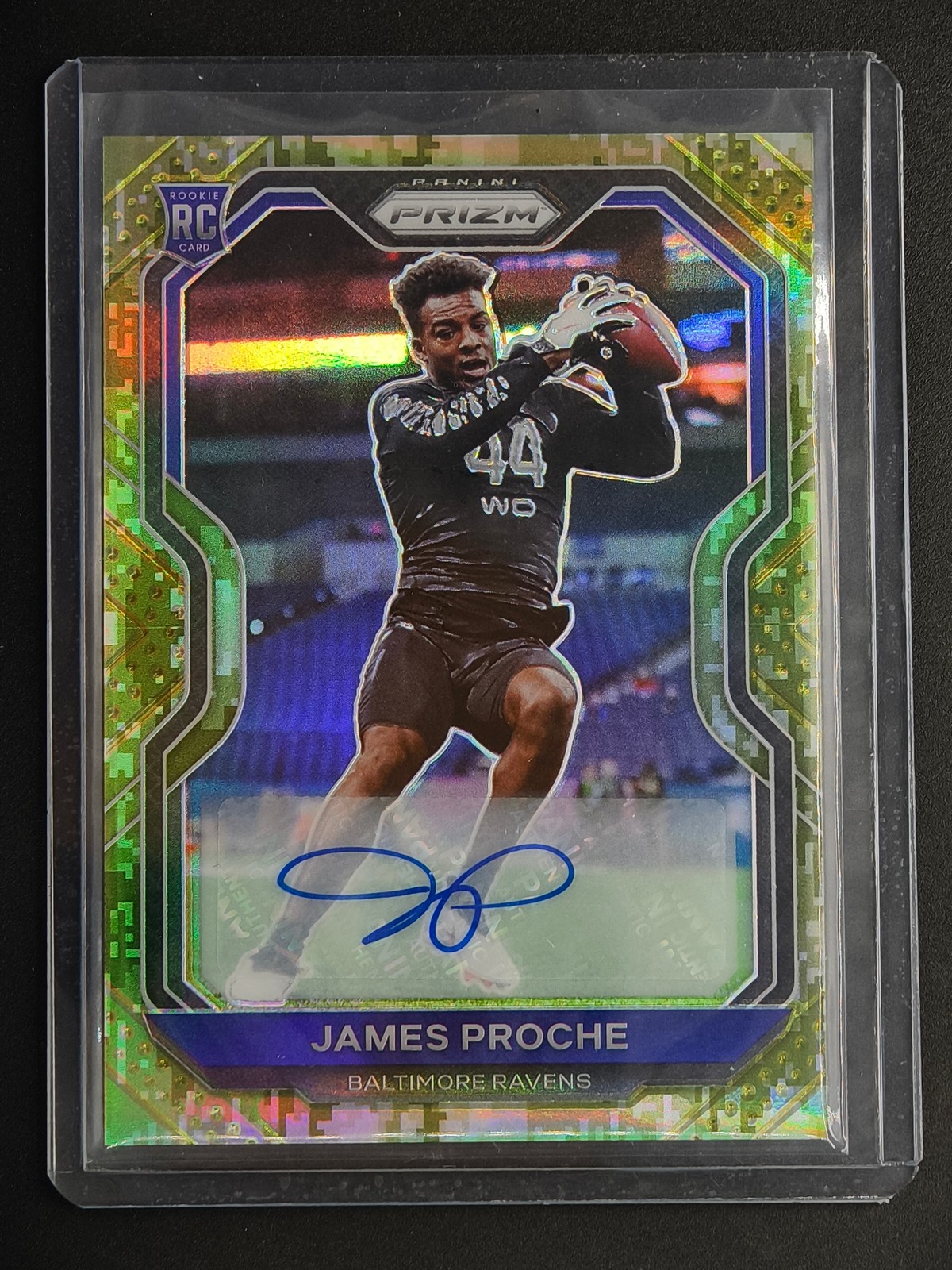James Proche Panini Prizm #382 Autograph-Camo