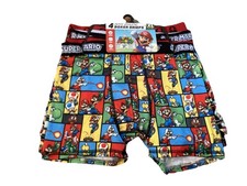Nintendo Super Mario Graphic Athletic Boxer Briefs Boys Size XL 14/16  4 Pack  NWT