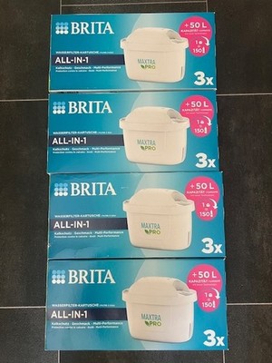 4x Brita Maxtra Pro All-in-1 Filterkartuschen Wasserfilter 3er Pack *NEU*OVP*