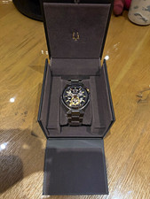 Bulova Maquina 98A224 Automatic Skeleton Watch Men