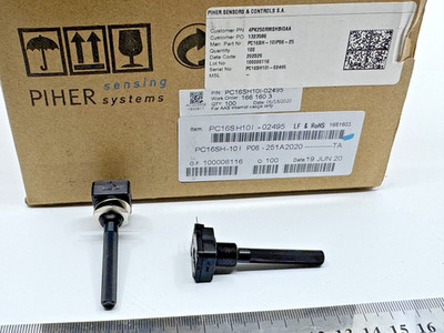 3 Pcs PC16SH-10IP06-251A 2020 PIHER Potentiometer 250 Ω  1 Turn PCB 20% Linear