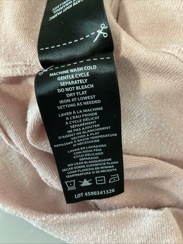 BUFFALO BY DAVID BITTON Heathered Light Pink Long Sleeve Sweater Top Sz M - Picture 7 of 7