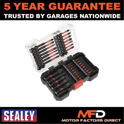Sealey Premier Impact Grade Elektrowerkzeug-Bit-Set 35-teilig AK8283