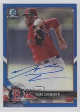 2018 Bowman Chrome Prospect Blue Refractor /150 Mike Shawaryn #CPA-MS Auto 10g1