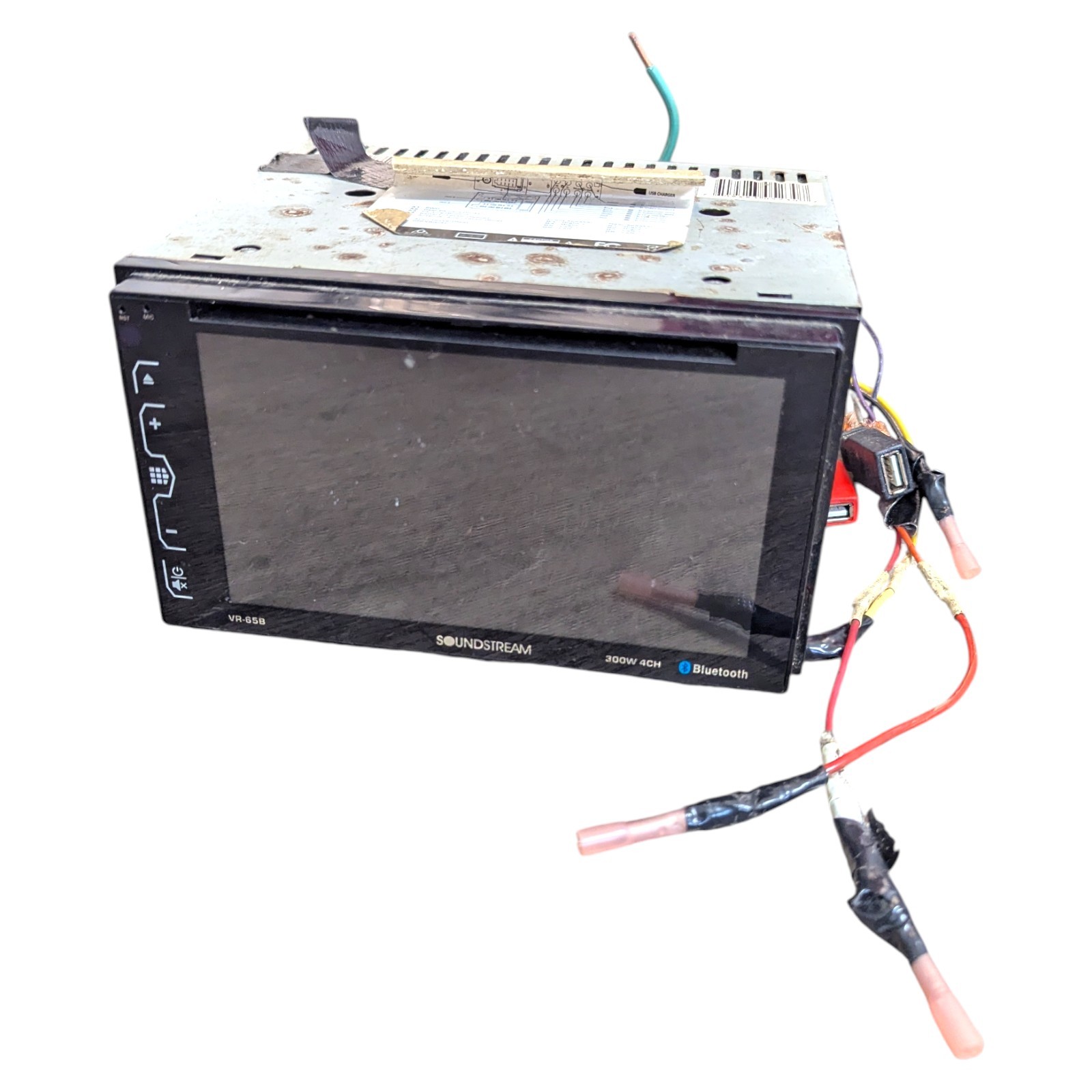 SOUNDSTREAM VR-65B 2-DIN 6.2" TOUCHSCREEN LCD CD DVD USB PLA