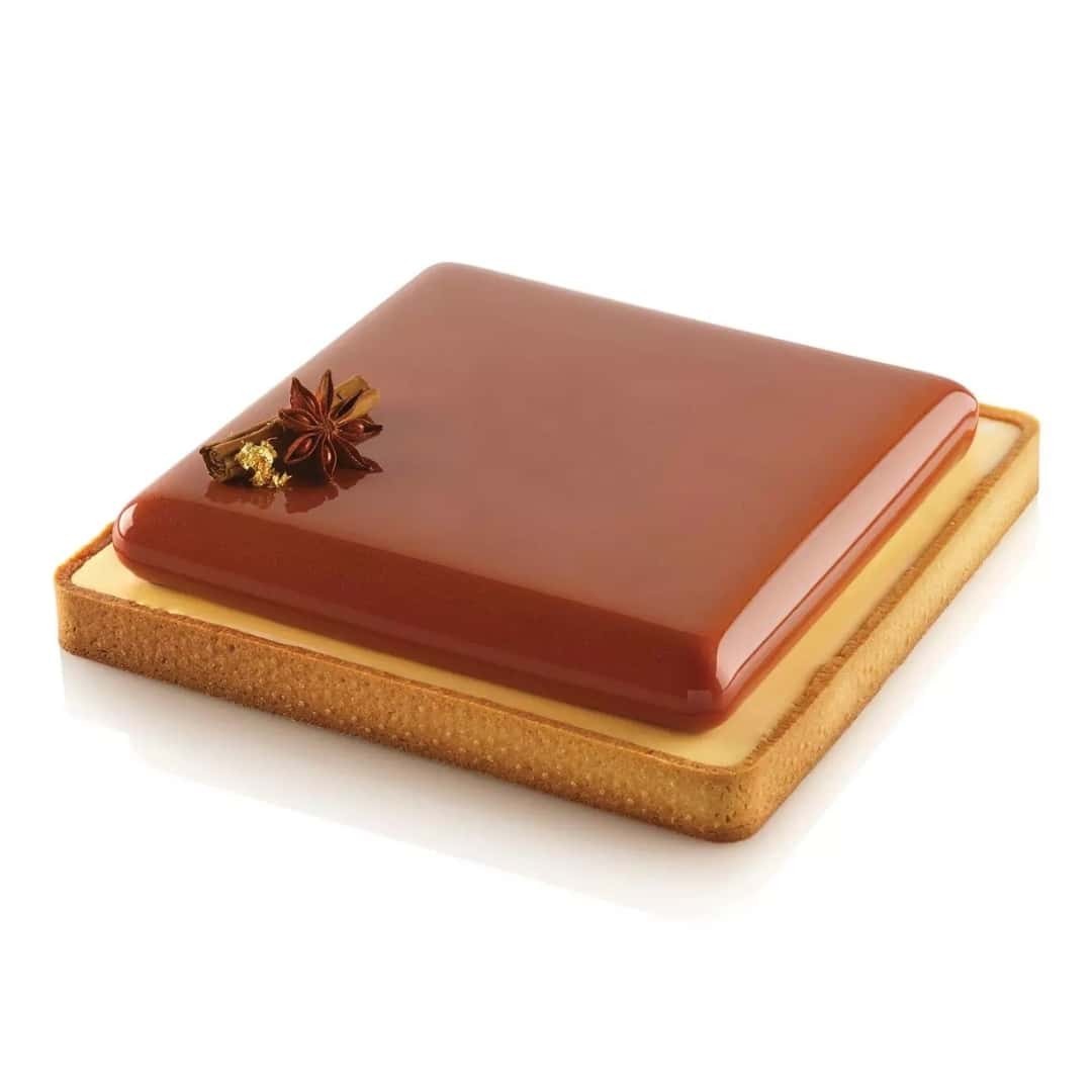 Silicone Mold Kit Crostata Square With Tarte Ring 20x20 Cm - Silikomart