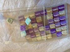 lot anciens tampons scolaire figures géométriques