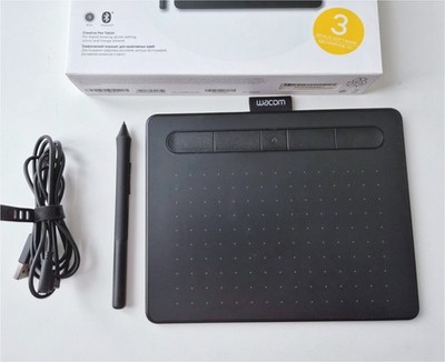 Wacom Intuos Bluetooth Grafiktablett - Schwarz, Small (CTL-4100WLK-N)