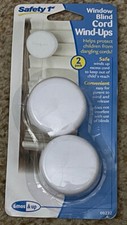 Safety 1st 2 Pack Window Blind Cord Wind-Ups White NEW IN PACKAGE