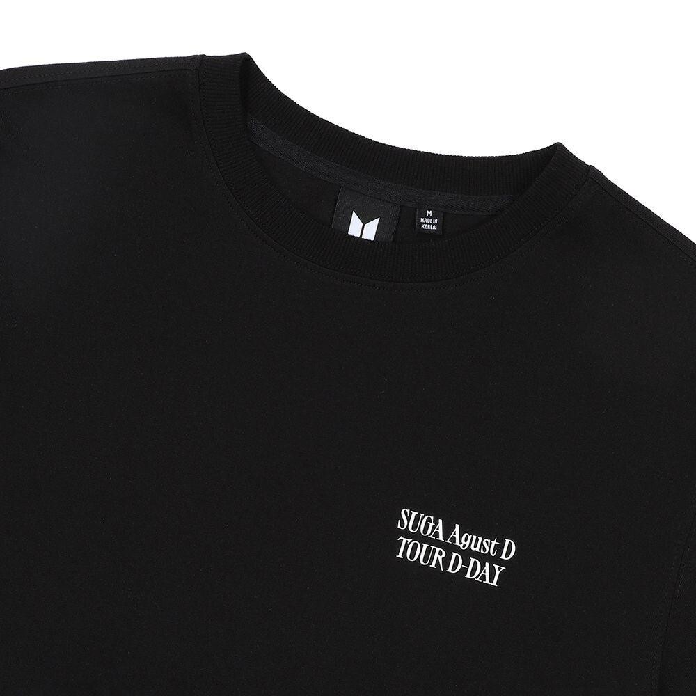 BTS SUGA Agust D Tour D-Day T-shirt Size XL Black Unisex