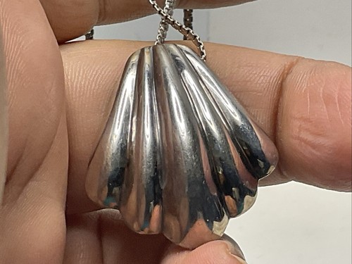 Collana bracciale 12 anelli gioielli argento sterling 925 vintage 54 grammi - Foto 8 di 19