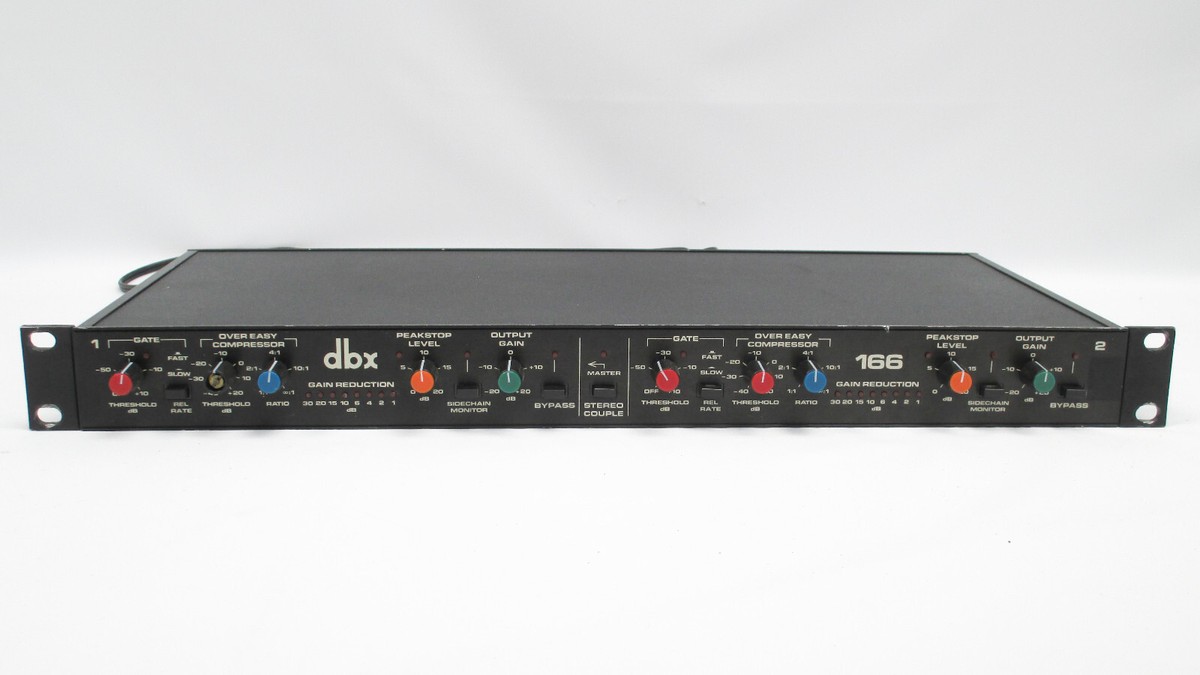 Rack Mount DBX 166 2-Channel Dynamics Processor #29 | eBay